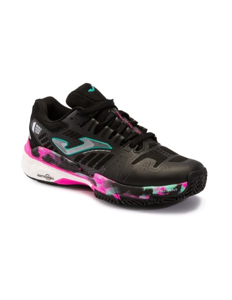 Joma Slam 22 Clay Negro Fucsia Mujer | Ofertas de pádel